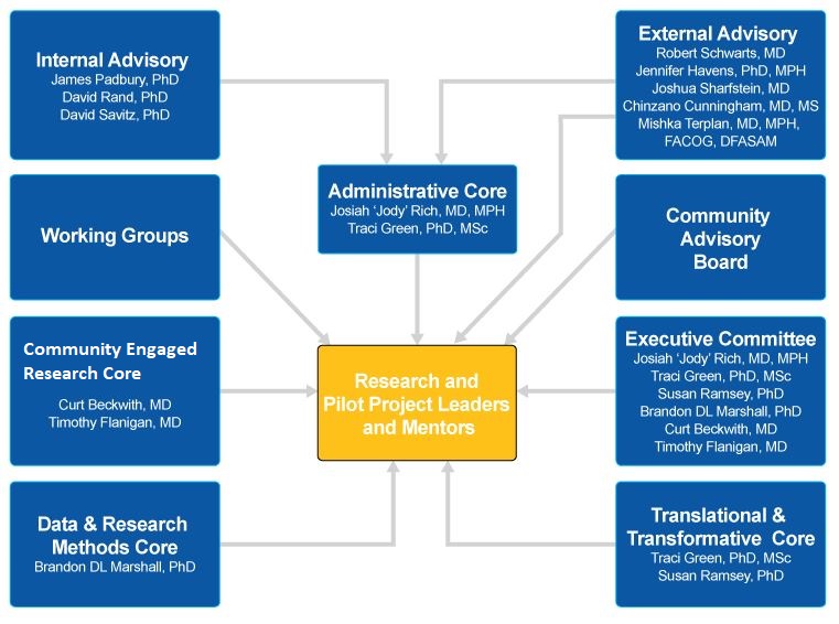 COBRE Organizational Chart